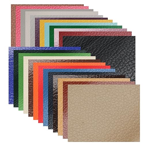 Lederreparatur Flicken, Leder Patch Kit, Selbstklebende Lederflicken, Leder Reparatur Band Patch, Lederreparatur Kunstleder, für Sofas, Möbel Leder Reparatur Und Renovierung, 25 Stück (10 x 20 cm) von Helweet