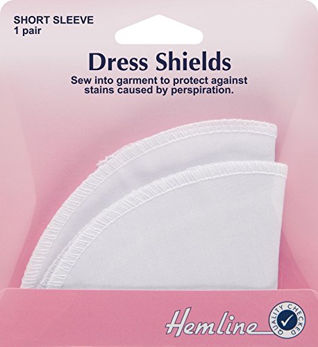 Hemline Achselpads zum Einnähen, für kurze Ärmel von Hemline