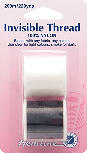 Hemline Invisible Sewing Thread 200M Clear And Smoke by Hemline von Hemline