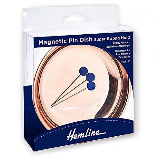 Hemline Magnetischer Pin-Schale, 10 cm, Roségold von Hemline