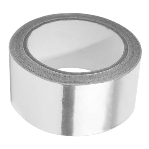 Hemobllo 1 Rolle Folienband Gewebereparaturband Wickeln Isoliert Fenster Leitfähig Hochtemperaturband Material Klebrig Klebeband Aus Metall Aluminiumfolie Silver Hemobllo 1 Rolle Folienband Gewebereparaturband Wickeln Isoliert Fenster Leitfähig Hochtemperaturband Material Klebrig Klebeband Aus Metall Aluminiumfolie Silver von Hemobllo