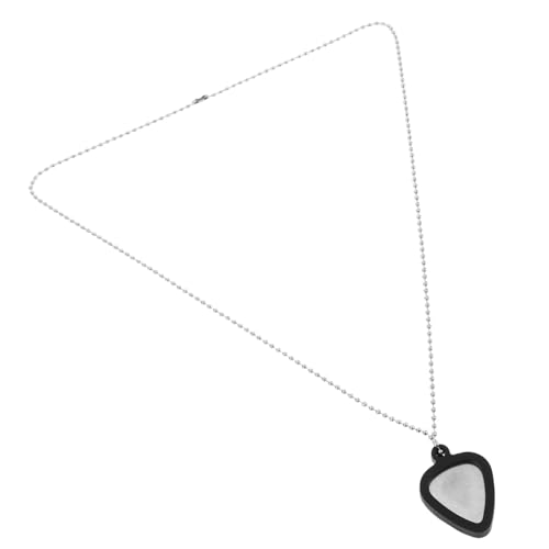 Hemobllo 1 Satz Gitarren-Pick-Halskette Gitarrenzubehör Plektrumhalter für E-Gitarre Gitarrenanhänger Anhänger für Gitarrenplektren aus Metall Plektren für E-Gitarren Kieselgel Schwarz Hemobllo 1 Satz Gitarren-Pick-Halskette Gitarrenzubehör Plektrumhalter für E-Gitarre Gitarrenanhänger Anhänger für Gitarrenplektren aus Metall Plektren für E-Gitarren Kieselgel Schwarz von Hemobllo