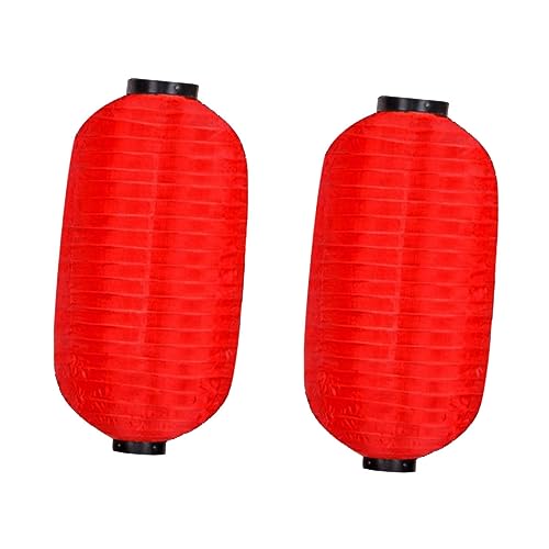 Hemobllo 1 Satz Rote Laterne Der Wintermelone Mini Lampe Lichter Luft Im Freien Flackern Wiederaufladbar Laternen Party Halloween-glitzer Wärmer Sushi-shop-laterne Stahldraht 2st von Hemobllo