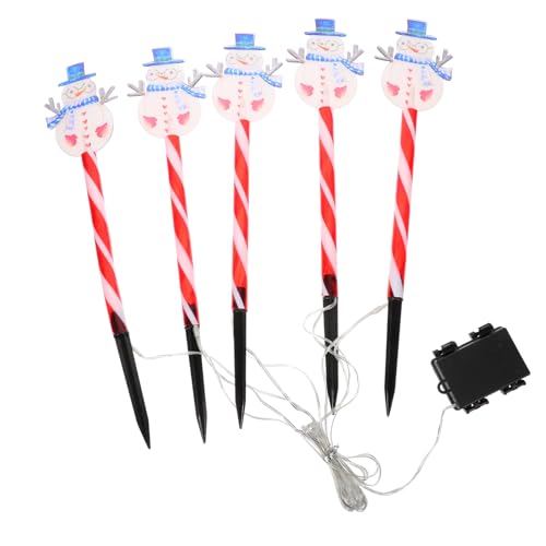 Hemobllo 1 Satz Weihnachts-Stehlampe weihnachtsbaumbeleuchtung weihnachtsdeko für den garten Jahreszeit Netz Weihnachtslichterketten Tür weihnachtsweg lichter weihnachtslicht erdspieße von Hemobllo