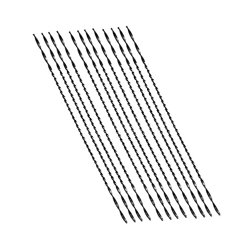 Hemobllo 12st Drahtsäge Zubehör Für Trennsägen Sägezubehör Dekupiersägen Spiralblätter Spiralsägeblätter Spiralblätter Für Dekupiersägen Sägeblätter Für Spiralsägen Black 45# Stahl von Hemobllo