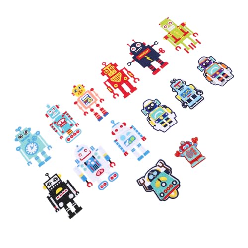 Hemobllo 14 Entzückende Roboter-stickerei-patches Für Kleidung, Zum Aufbügeln Für Hüte Und Jeans, Zum Aufnähen Von Applikationen Für Jacken, Für Selbstgemachte Kleidungsreparaturen Hemobllo 14 Entzückende Roboter-stickerei-patches Für Kleidung, Zum Aufbügeln Für Hüte Und Jeans, Zum Aufnähen Von Applikationen Für Jacken, Für Selbstgemachte Kleidungsreparaturen von Hemobllo