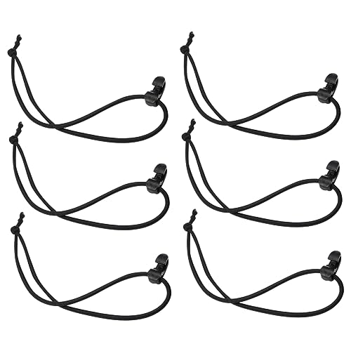 Hemobllo 15st Gurtclip Zur Aufbewahrung Bungee-Kabel Elastisches Gepäckseil Elastische Spanngurte Bungee-Haken Elastische Seilschnalle Verbandsgurt Halteseil Nylon Elastische Schnur von Hemobllo