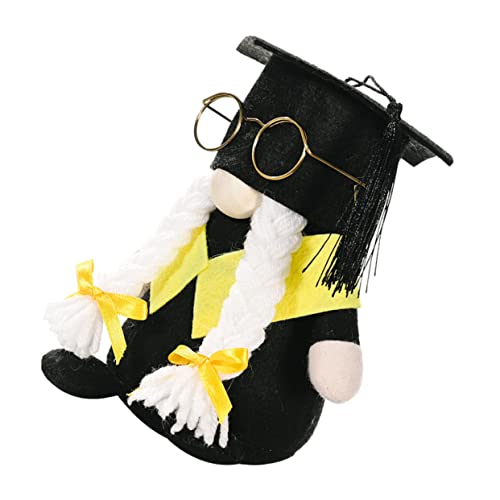Hemobllo 1stück Kreative GNOME Puppe Mit Abschlussmütze Und Brille Lustige Dekoration Für Abschlussfeiern Tisch Und Sofazubehör Perfektes Für Absolventen Männlich Weiblich Hemobllo 1stück Kreative GNOME Puppe Mit Abschlussmütze Und Brille Lustige Dekoration Für Abschlussfeiern Tisch Und Sofazubehör Perfektes Für Absolventen Männlich Weiblich von Hemobllo