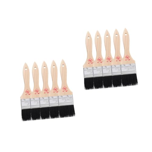 Hemobllo 2 Sätze Pinsel Brushes Bürstchen Wasserfarbenstift Paint Brush Watercolor Stifte Elektrischer Schrubber Bürste Für Boot Malen Für Farbe Klebstoffe Haushalt Borstenhaar 5 Stück * 2 von Hemobllo