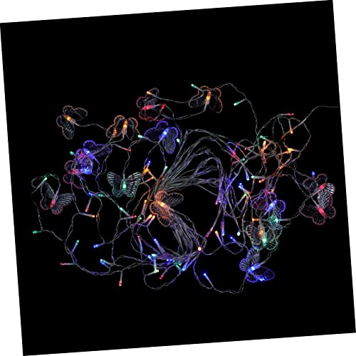 Hemobllo 2 Stk Betrieben Vorhanglichter Neon Hängende Laterne Drinnen Solar- Glühbirne Led-lampe Hochzeitszeremonie Dekorationen Modern Batterie Lichterkette Lichter Solar Plastik Weiß von Hemobllo