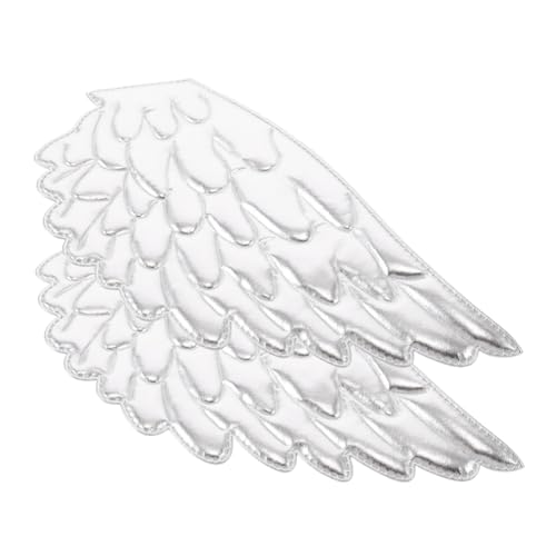 Hemobllo 2 Stück Engelsflügel Zubehör Engelsflügelgäste Patch Flügelform Stoff Patch Dekorative Reparaturapplikation Jeansflecken Engelsflügel Patches Polyester Silver Hemobllo 2 Stück Engelsflügel Zubehör Engelsflügelgäste Patch Flügelform Stoff Patch Dekorative Reparaturapplikation Jeansflecken Engelsflügel Patches Polyester Silver von Hemobllo