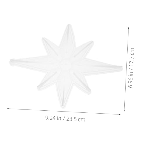 Hemobllo 2 Stück Teiliges Silikonform Octagonal Star Moulds für DIY Weihnachtsanhänger Gießform Sternform Langlebig Einfach zu Reinigen für Weihnachtsbaum und Partydekoration Hemobllo 2 Stück Teiliges Silikonform Octagonal Star Moulds für DIY Weihnachtsanhänger Gießform Sternform Langlebig Einfach zu Reinigen für Weihnachtsbaum und Partydekoration von Hemobllo
