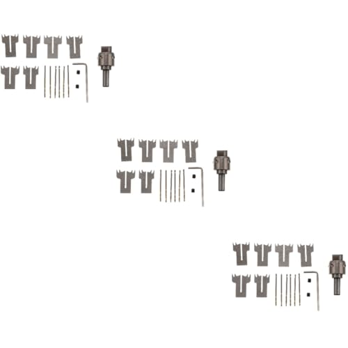 Hemobllo 3 Sätze Integriertes Werkzeug Für Die Holzbearbeitung Drahtspitze Zentrierung Senker Bohrmatrize Handperlen Maschinell Geschnitten Ringe Klemmen Drehstift Polieren von Hemobllo