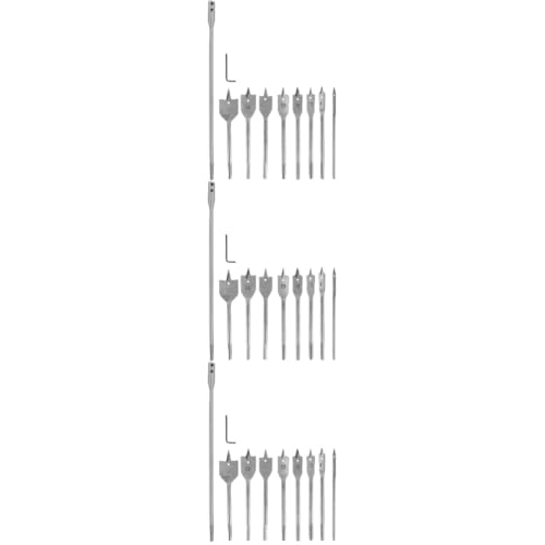 Hemobllo 3 Sätze Lochöffner Werkzeug Bohrmaschine Stufenbohrer Holzbearbeitung Leistung Konischer Nagelbohrer Stumpf Kabellos Hammer Silver Stahl Mit Hohem Kohlenstoffgehalt 10 Stück * 3 von Hemobllo