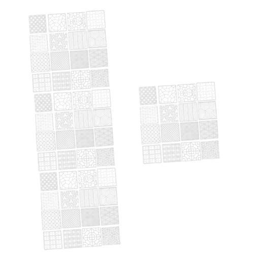 Hemobllo 4 Sätze Geometrische Vorlage Geometrische Schablonen Wiederverwendbare Schablonen Kunstschablonen Für Markierungen Geometrische Hohlschablone Malschablonen 16 Stück * 4 von Hemobllo