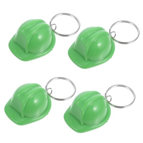 Hemobllo 4 Stück Bau Hut Motorradhelm Schlüsselanhänger Miniatur-Bauhut Bau-Partyhüte Mini -Bauspielzeug Mini-Bauornamente Schlüsselanhänger-Ornamente Zinklegierung Green Hemobllo 4 Stück Bau Hut Motorradhelm Schlüsselanhänger Miniatur-Bauhut Bau-Partyhüte Mini -Bauspielzeug Mini-Bauornamente Schlüsselanhänger-Ornamente Zinklegierung Green von Hemobllo