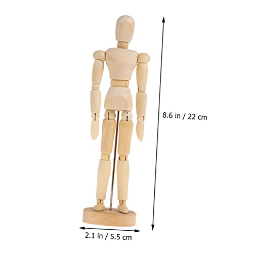Hemobllo 4 Stück Teiliges Holzfiguren mit Beweglichen Gelenken Künstlerische Holzpuppen für Zeichnen und Dekoration Langlebige Holzhandwerk Deko für Künstler Hemobllo 4 Stück Teiliges Holzfiguren mit Beweglichen Gelenken Künstlerische Holzpuppen für Zeichnen und Dekoration Langlebige Holzhandwerk Deko für Künstler von Hemobllo