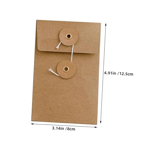 Hemobllo 5 Stück Teiliges Kraftpapier Umschläge mit Knopf und Fadenverschluss Robuste Retro Dokumenten Aufbewahrungstaschen Vielseitig für Karten Fotos und Einladungen Handgefertigtes Hemobllo 5 Stück Teiliges Kraftpapier Umschläge mit Knopf und Fadenverschluss Robuste Retro Dokumenten Aufbewahrungstaschen Vielseitig für Karten Fotos und Einladungen Handgefertigtes von Hemobllo