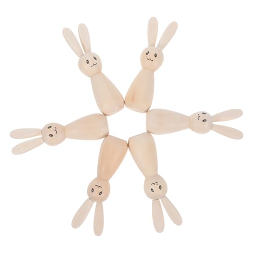 Hemobllo 6 Stück Osterhasenpuppe Tierfiguren aus Holz zum Basteln Ostern Holz DIY Osterhasen basteln Holzdekoration Hase Steckpuppen unvollendet Osterhase aus Holz Osterhasenfiguren Hemobllo 6 Stück Osterhasenpuppe Tierfiguren aus Holz zum Basteln Ostern Holz DIY Osterhasen basteln Holzdekoration Hase Steckpuppen unvollendet Osterhase aus Holz Osterhasenfiguren von Hemobllo