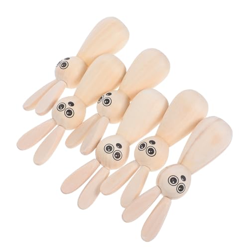 Hemobllo 6 Stück Osterhasenpuppen Zum Basteln Osterschmuck Hasenornament Kaninchenfiguren Steckpuppen Unvollendete Hasenpuppen Schmuck Osterbasteldekor Osterbasteldekor Hemobllo 6 Stück Osterhasenpuppen Zum Basteln Osterschmuck Hasenornament Kaninchenfiguren Steckpuppen Unvollendete Hasenpuppen Schmuck Osterbasteldekor Osterbasteldekor von Hemobllo