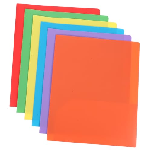 Hemobllo 6 Stück Schnellhefter Teiliges mit Fach Klammern und Taschen Wasserfester Kunststoffordner Robuster Aktenordner für Büro und Schule Vielseitig für Dokumentenorganisation und Hemobllo 6 Stück Schnellhefter Teiliges mit Fach Klammern und Taschen Wasserfester Kunststoffordner Robuster Aktenordner für Büro und Schule Vielseitig für Dokumentenorganisation und von Hemobllo