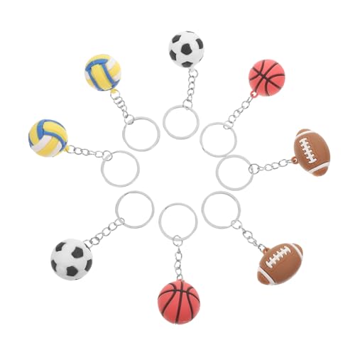 Hemobllo 8 Stück Kugelornamente Basketball-schlüsselanhänger Für Jungen Basketball-schlüsselanhänger Für Mädchen Mini-sportbälle Rucksackanhänger Für Jungen Basketball-anhänger Legierung Hemobllo 8 Stück Kugelornamente Basketball-schlüsselanhänger Für Jungen Basketball-schlüsselanhänger Für Mädchen Mini-sportbälle Rucksackanhänger Für Jungen Basketball-anhänger Legierung von Hemobllo