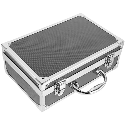 Hemobllo Box Tragbarer Werkzeugkasten Aus Aluminiumlegierung Truhe Mit Werkzeugen Im Lieferumfang Enthalten Behälter Reisekabel Organizer Tasche Auto Werkzeugset Flight Tech von Hemobllo