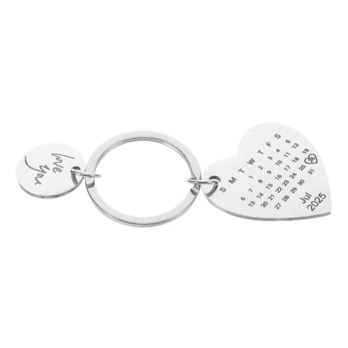 Hemobllo Personalisierter Paarkalender Schlüsselanhänger Paar Schlüsselhalter Damen Schlüsselanhänger Paar Schlüsselanhänger Valentinstags Schlüsselring Datum Valentinstagskalender Hemobllo Personalisierter Paarkalender Schlüsselanhänger Paar Schlüsselhalter Damen Schlüsselanhänger Paar Schlüsselanhänger Valentinstags Schlüsselring Datum Valentinstagskalender von Hemobllo