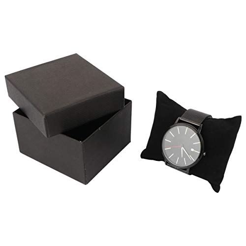 Hemobllo Schmuckkästchen 3 Stück Kartons Uhrenbox Schmuckschatulle Ansehen Watch Box Uhrenrollenetui Geschenkangebot Taschenuhr Geschenkbox Uhrenvitrine Anschauen Reisen Papier Lagerung von Hemobllo