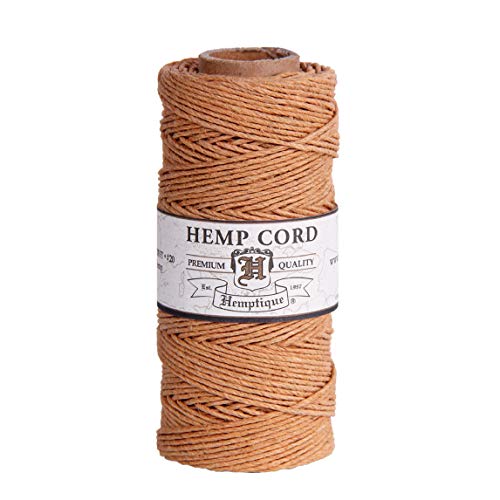 Hemp Cord Spool 20# 205 Feet/Pkg-Capuccino von Hemptique