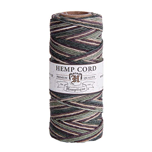 Hemptique Hanf Bunte Kordel Spule 9,1 kg 205 '-camo, andere, Mehrfarbig von Hemptique