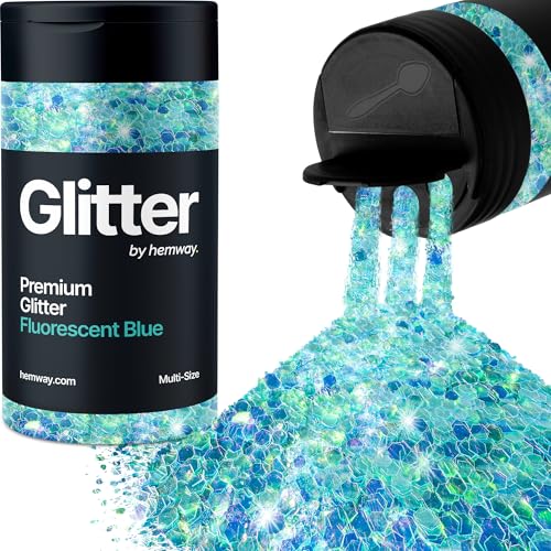 Glitzerstreuer verschiedene Größen fluoreszierendes blaues Gesicht Nagelkunst Becher Weihnachtsfest Zubehör Bastelharz Kosmetik 120 g Glitzerstreuer verschiedene Größen fluoreszierendes blaues Gesicht Nagelkunst Becher Weihnachtsfest Zubehör Bastelharz Kosmetik 120 g von Hemway