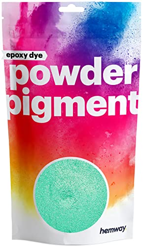 Hemway | Metallic Jade-Grün-Puder-Pigment-Schein-Dye Metallic Pigments für Epoxidharz, Polyurethan-Lack - 50g von Hemway