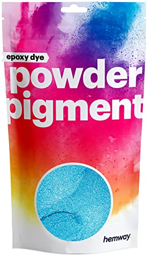 Hemway | Metallic Ocean Blue-Puder-Pigment-Schein-Dye Metallic Pigments für Epoxidharz, Polyurethan-Lack - 50g von Hemway