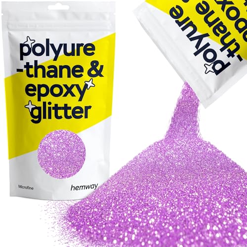 Glitzer für Harz Lavendel Lila Metallic-Kristalle für Epoxidharz mikrofeine Flocken Trinkgläser Wachsschmelze 100 g von Hemway