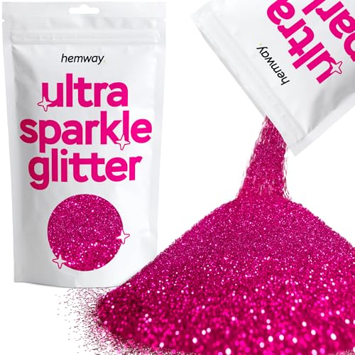 Hemway Ultra-Schein-Glitter Dark Rose 100g / 0,35 Unzen Multi-Purpose-Epoxidharz-Kunsthandwerk Kosmetik Sicher Körperbehaarung Gesicht Nagel Hochzeit Kunst Schönheit Tumblers Blumen Powder von Hemway