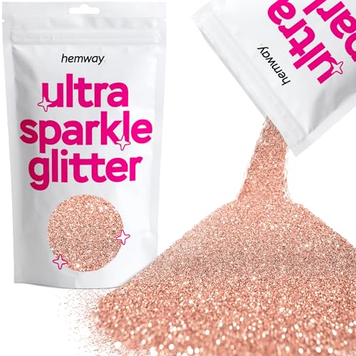 Glitzer Roségold Ultra Sparkle Pailletten Nagel Gesicht Festival Weihnachten Halloween Make-up 100g / 3,5 Unzen von Hemway