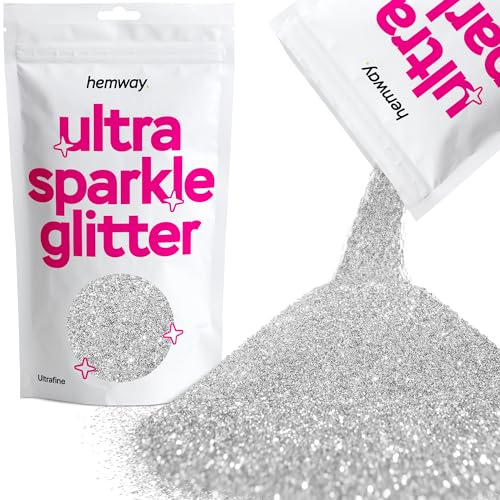 Glitzer Gold Silber Ultra Sparkle Pailletten Nagel Gesicht Festival Weihnachten Halloween Make-up 100g / 3,5 Unzen von Hemway