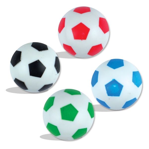 Fussball Flummi, 1 Stk, 33mm, Fußball Fan Artikel von Henbrandt Ltd