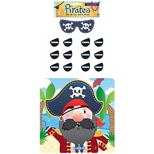 Henbrandt Stick the Eye Patch On The Pirat Game – Party Kinder Pin Tail Activity von Henbrandt