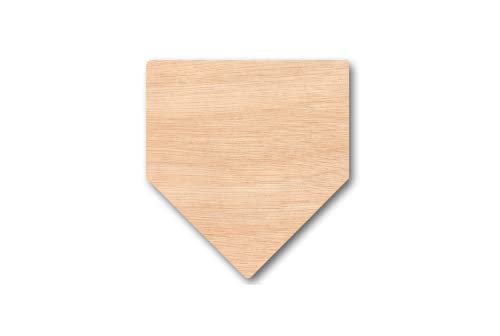 Unlackiertes Holz zum Basteln, Holzplatte, Baseball, Softball, Diamantsockel, Silhoutte, Basteln, verschiedene Größen, 0,3 cm Dicke von Henrik