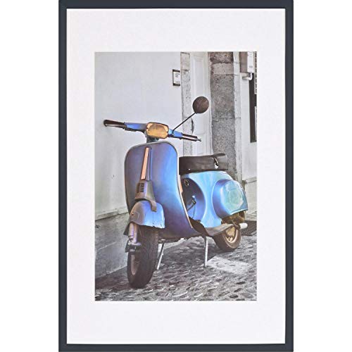 Henzo 8149808 Umbria 40x60 Frame WP schwarz Bilderrahmen, Holz, Bildformat 40x60 cm von Henzo