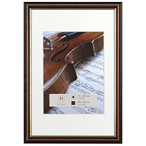 Henzo Verona 20x30 Frame dunkelbraun Bilderrahmen, Holz, 20x30 cm von Henzo