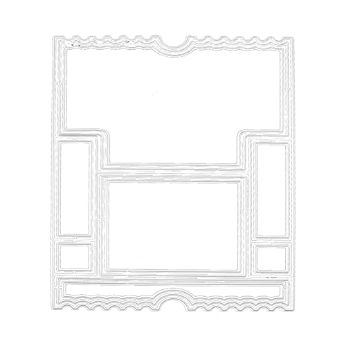 Herbests Geschenkbox und Grußkarte Metall Stanzformen Scrapbooking Prägeschablonen Schablonen Cutting Dies Für Fotopapier, r 3D Karten Handwerk Prägen DIY Herstellung Geburtstag Geschenk von Herbests