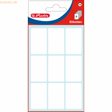 10 x Herlitz Etiketten 24x35mm VE=54 Stück von Herlitz