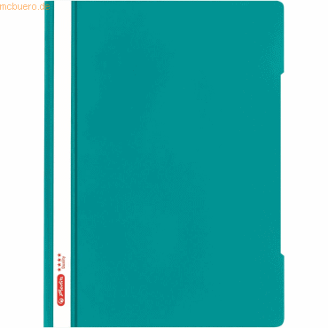 Herlitz Schnellhefter A4 PP 'Quality' Caribbean Turquoise von Herlitz