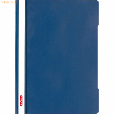 10 x Herlitz Sichthefter PP A4 Quality blau von Herlitz