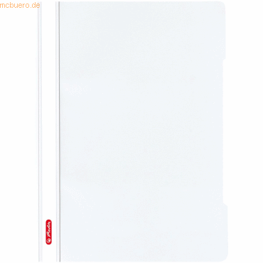 Herlitz Sichthefter PP A4 Quality weiß von Herlitz