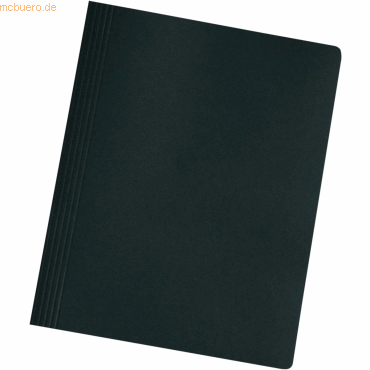 25 x Herlitz Schnellhefter A4 Karton 240g/qm intensiv schwarz von Herlitz