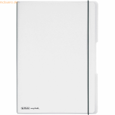 3 x Herlitz Notizheft my.book flex PP A4 2x40 Blatt liniert/kariert tr von Herlitz